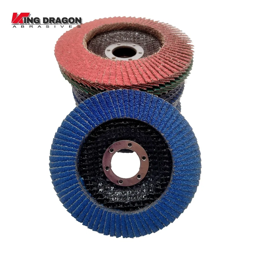 Лепестковый шлифовальный диск 125мм, коричневый электрокорунд