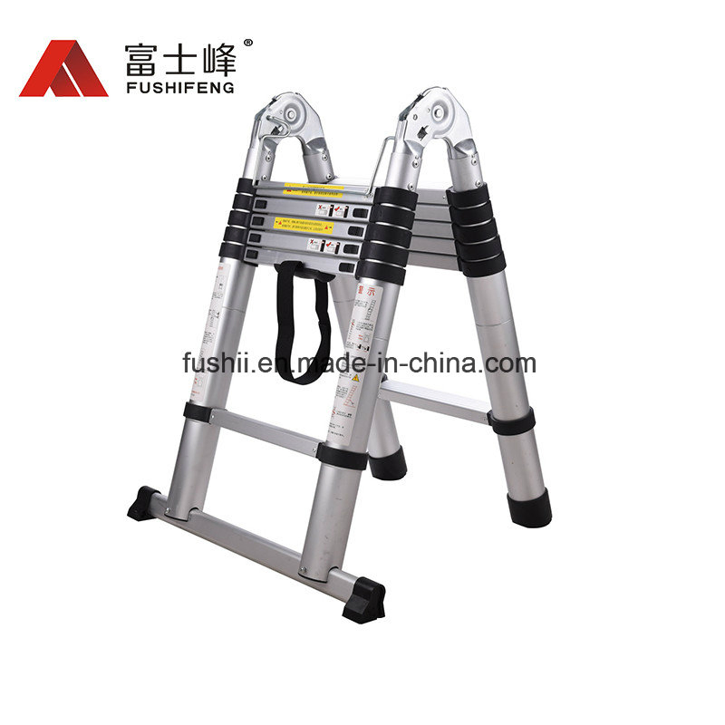 Aluminium Telescopic Ladder with Hinge