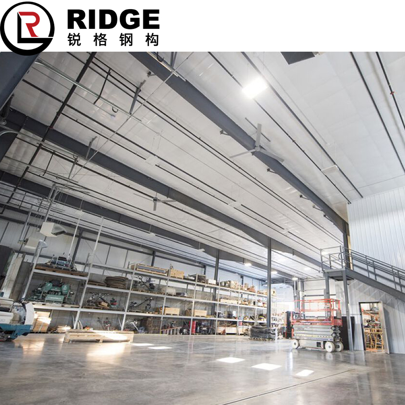 Large Span Steel Structure Seismic Brace Prefabricated Rent Warehouse