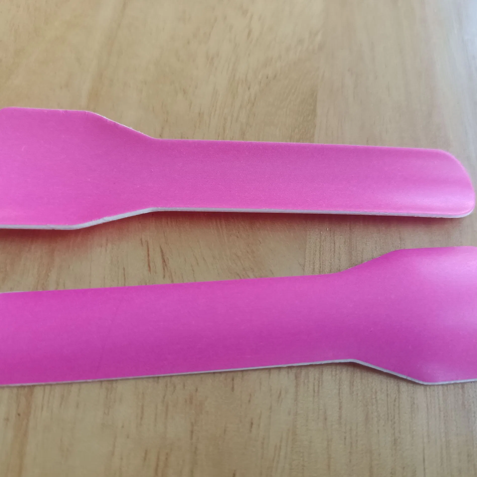 9-Layer Composite Kraft Paper Ice Cream Spoon, Super Hard