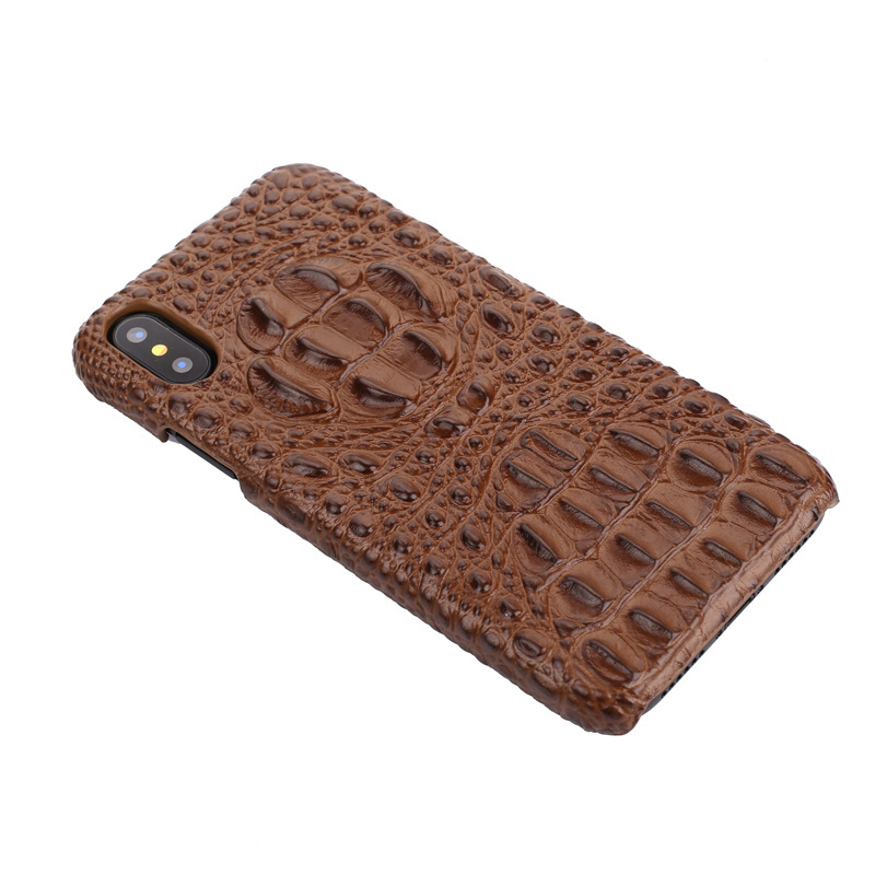 Чехол для iPhone из кожи с крокодиловым принтом