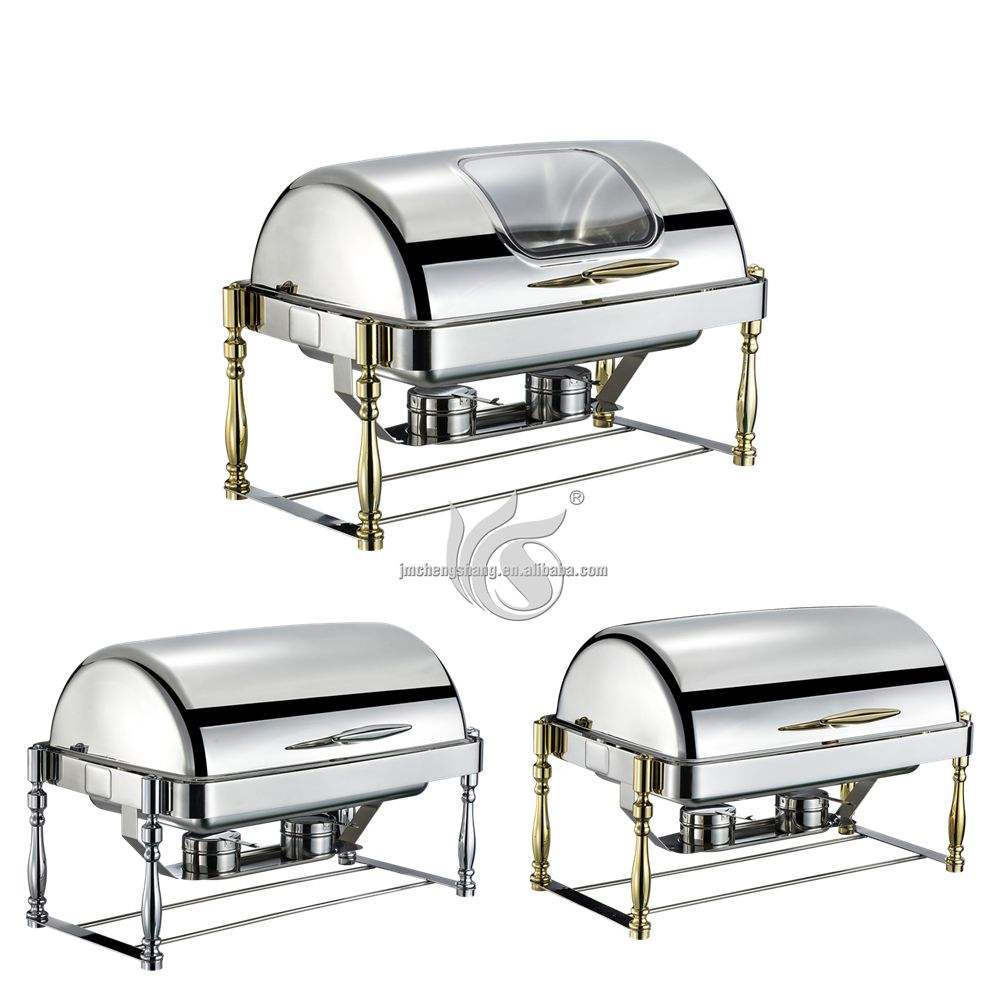Luxury Buffet Chafing Dishes Set 9L Commercial Food Warmers Display for Catering