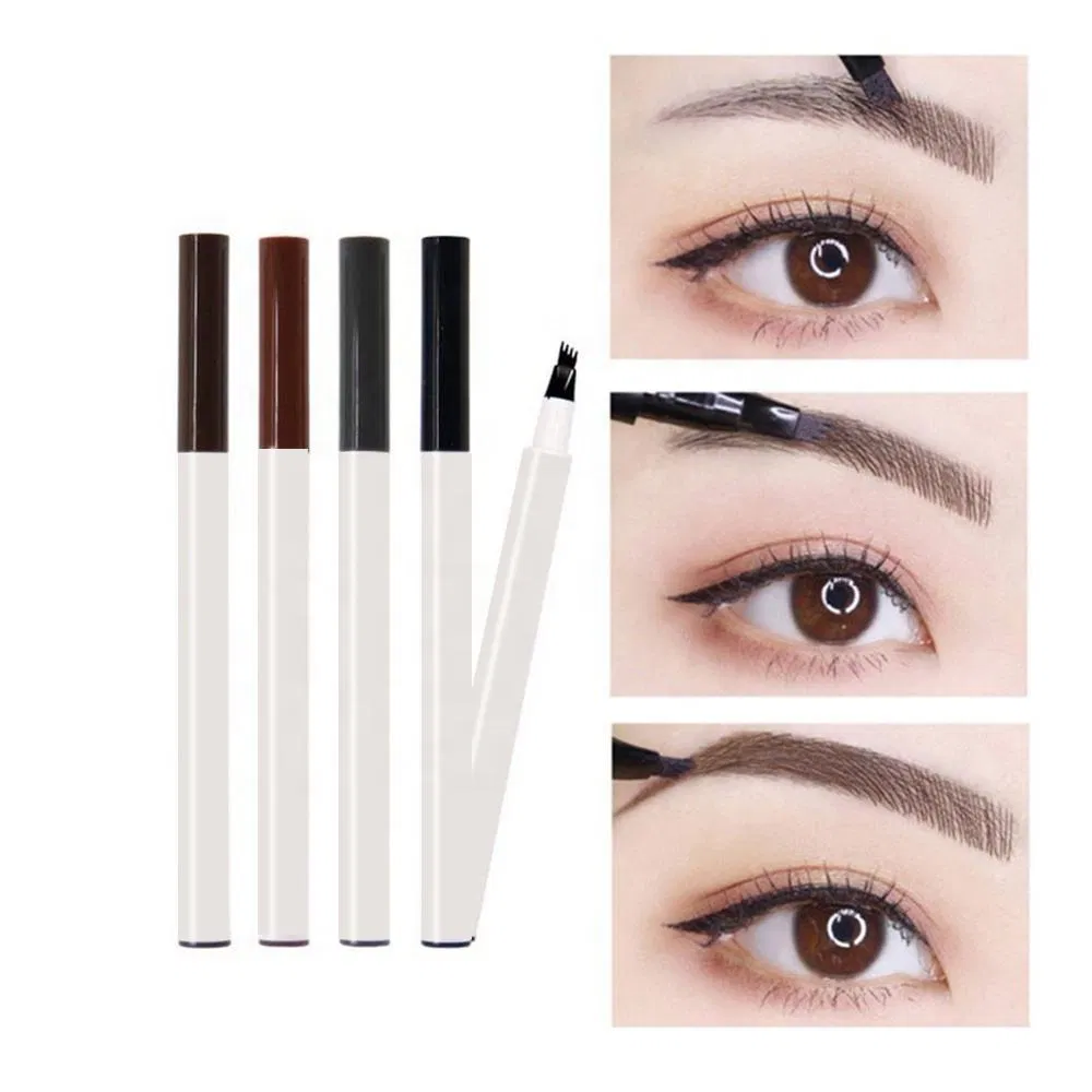 Wholesale Waterproof 3D Eye Brow Pen New Design Liquid Eyebrow Pencil