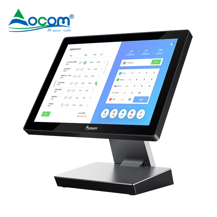 POS-1518 Ocom 15.1 Inch Die-Cast Aluminum Touch POS Machine for Stores
