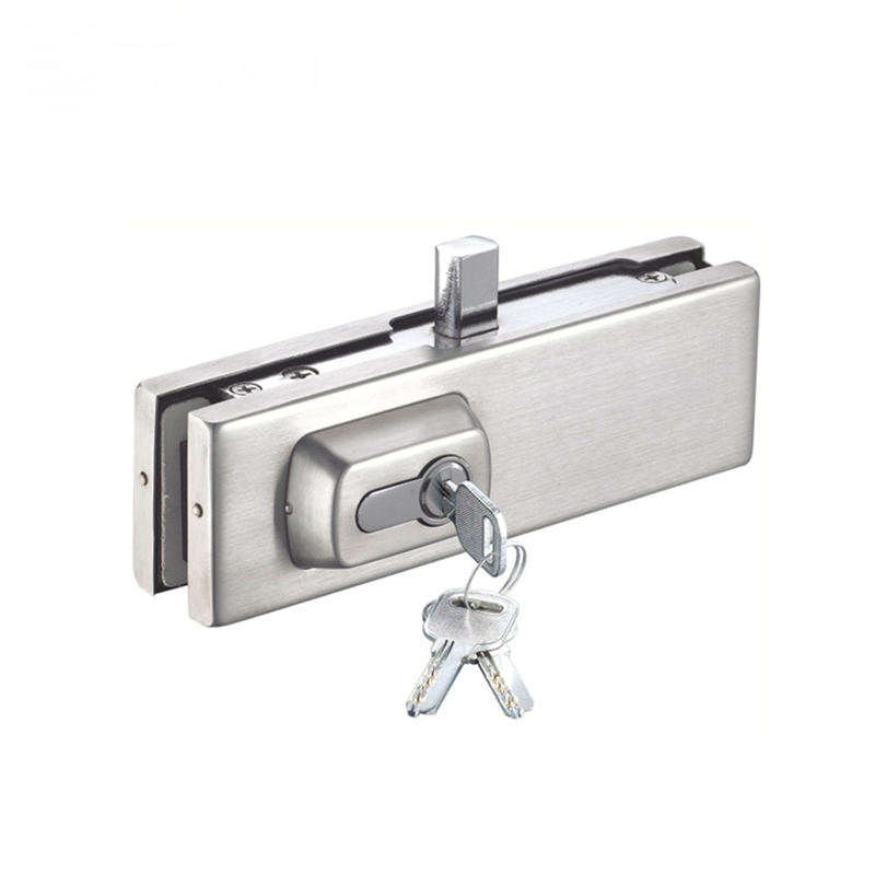 Tempered Glass Door Stainless Steel Lock Patch Fitting