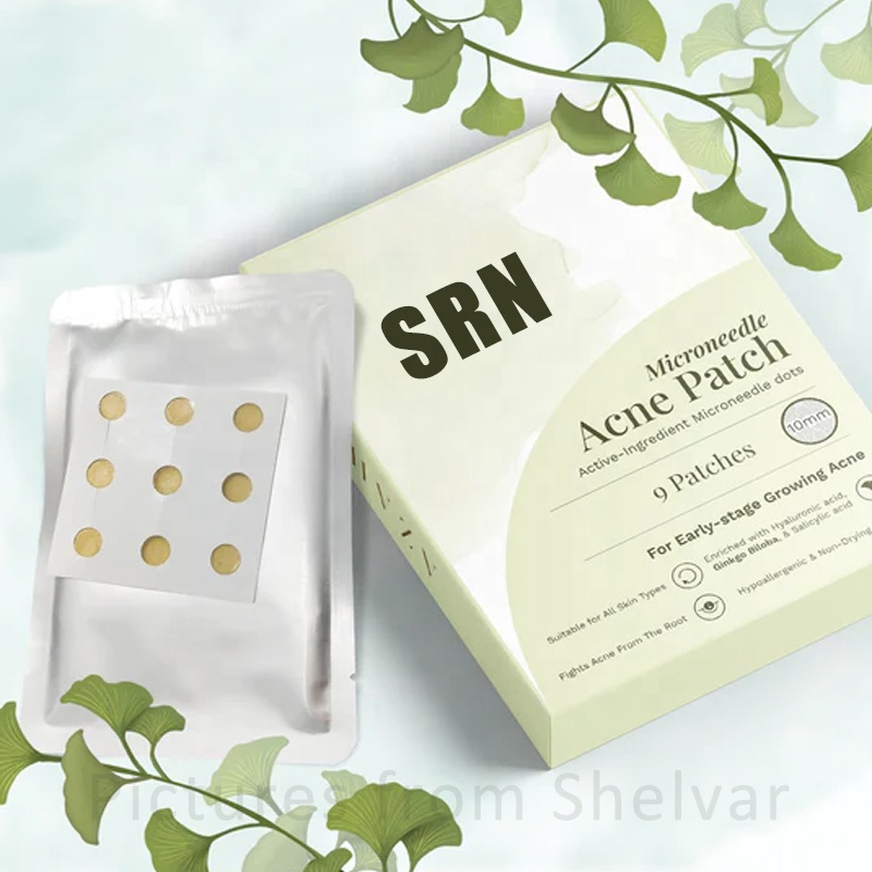 Private Label Salicylic Acid Waterproof Micro Needle Pimple Patches Hydrocolloid Microneedling Acnes Sticker Anti Spot