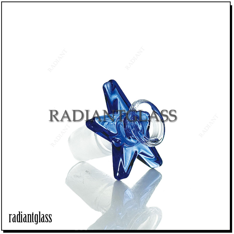 14mm Heavy Bowl Colorful Pentacle Glass Bowl Smoking Accessories