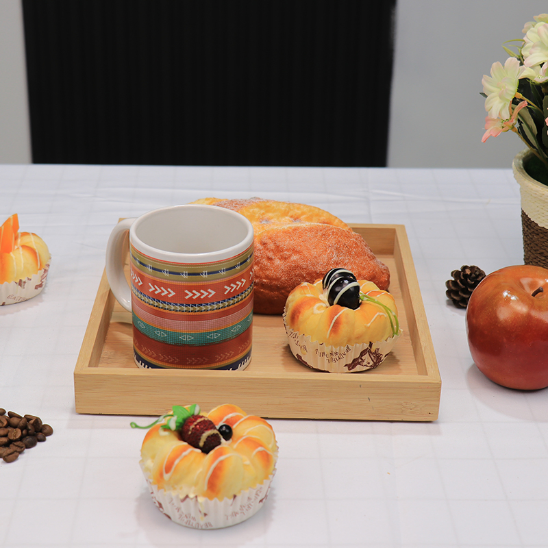 Custom Bamboo Wooden Dinner Tea Bar Breakfast Tray