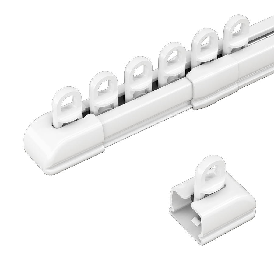 Motorized Single Double Curtain Track System for Effortless Home Automation