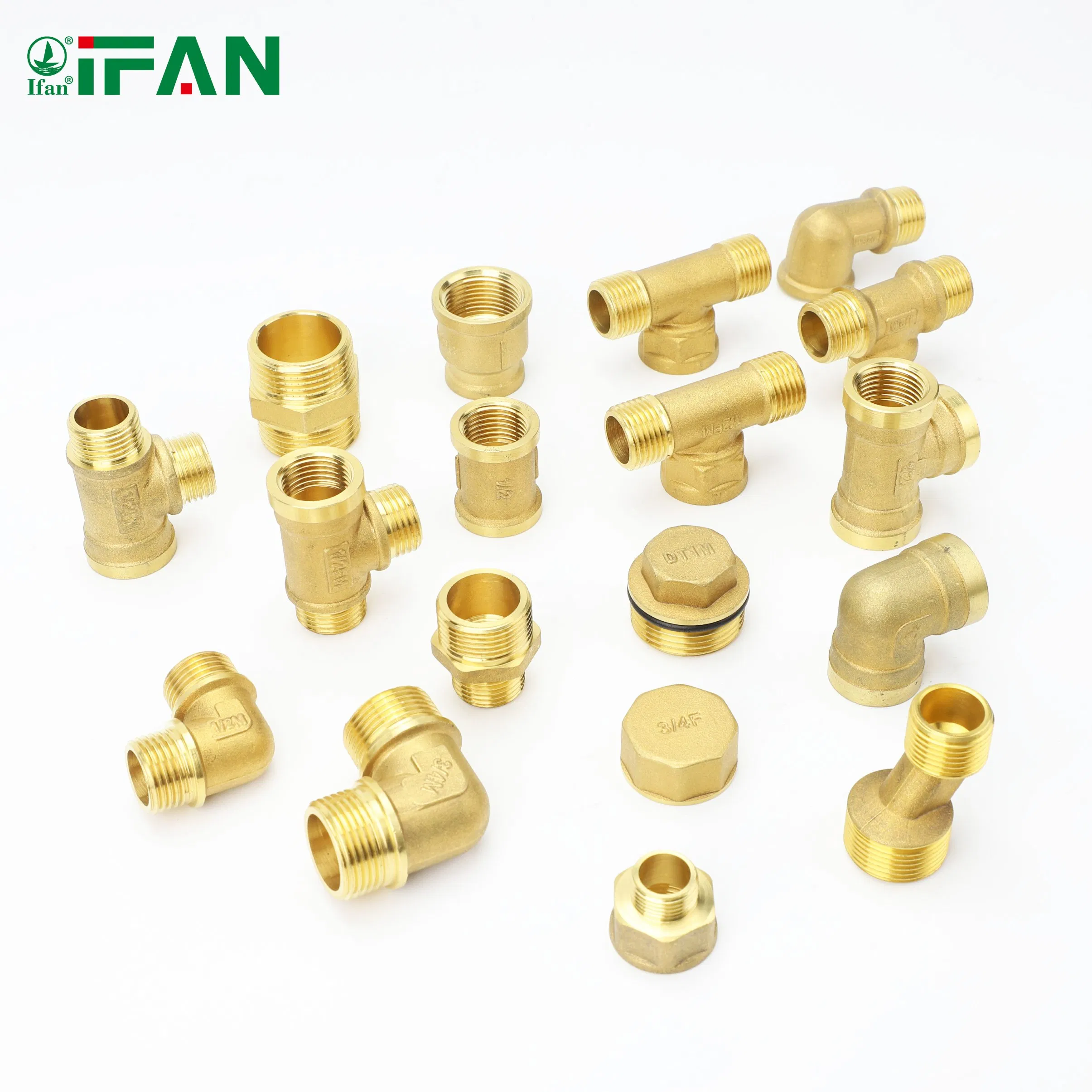 Ifan Forged Brass Pipe Fittings End Cap Brass Fittings Plumbing