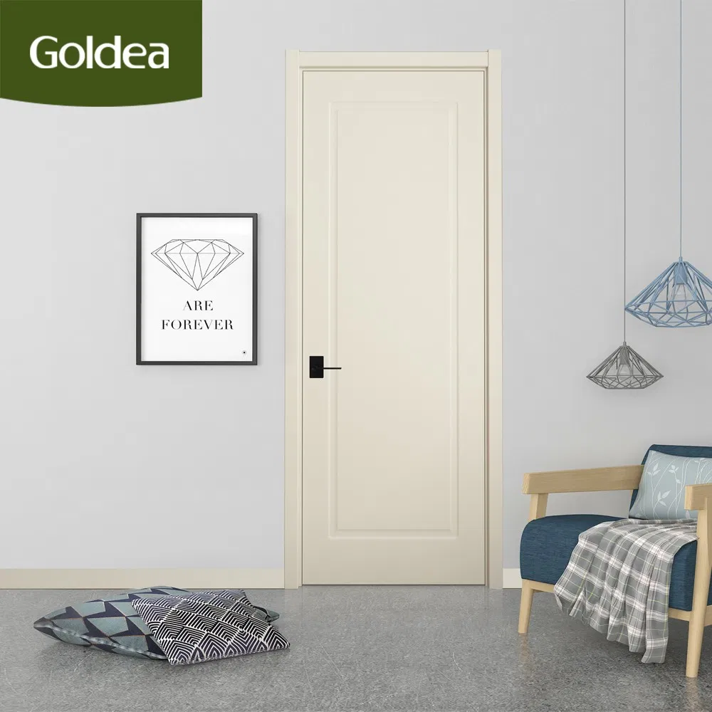 Solid Wood Core Entry Door - Durable Flush Design