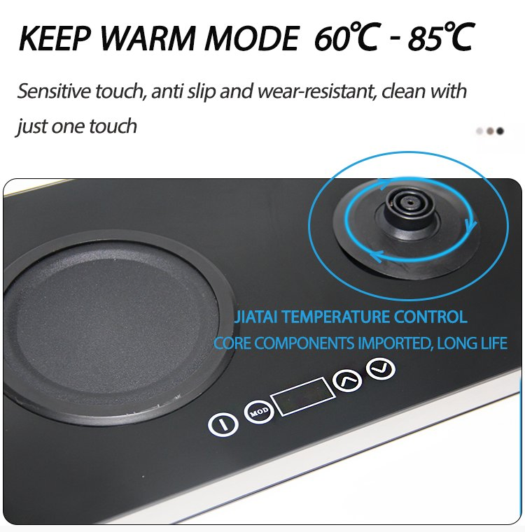 Popular 2L Tea Electric Kettle Stainless Steel Digital Control Electric Turkish Tea Machine with LED Display for Home Appliances