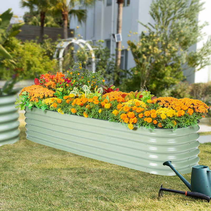 Грядки оцинкованные стальные модульные 43 см высота