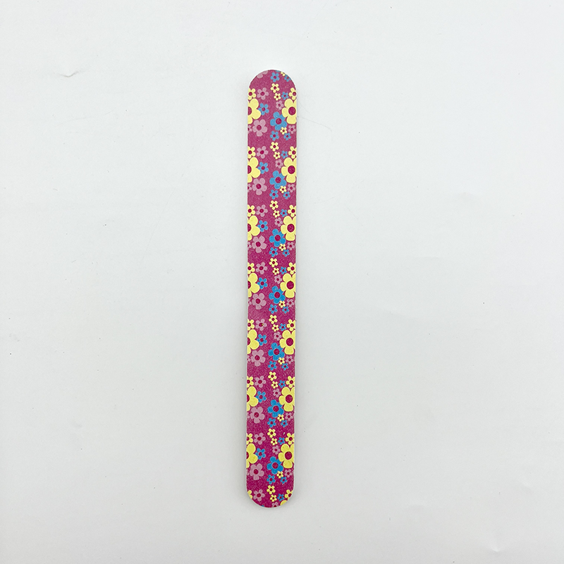 Customized Double Sided Designed Manicure Nail Care Tool Pattern EVA Nail File for Women