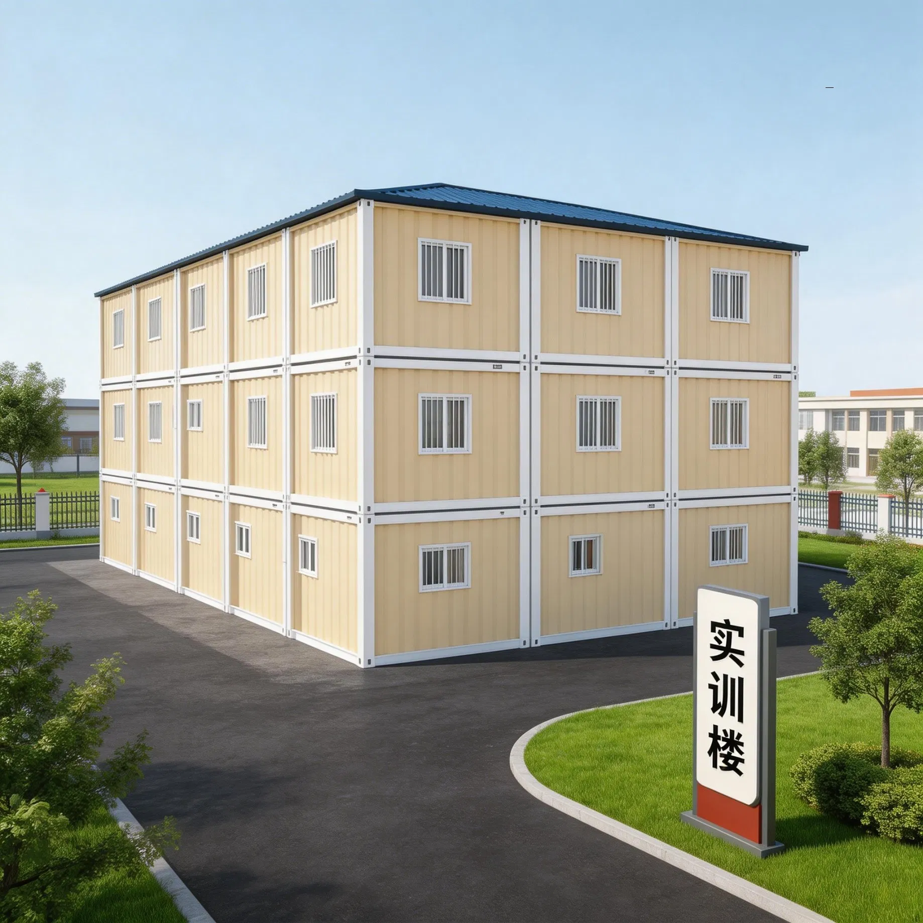 Cost Effecitive Integrated Container House Building Modular Apartment Fast Built Prefabricated House