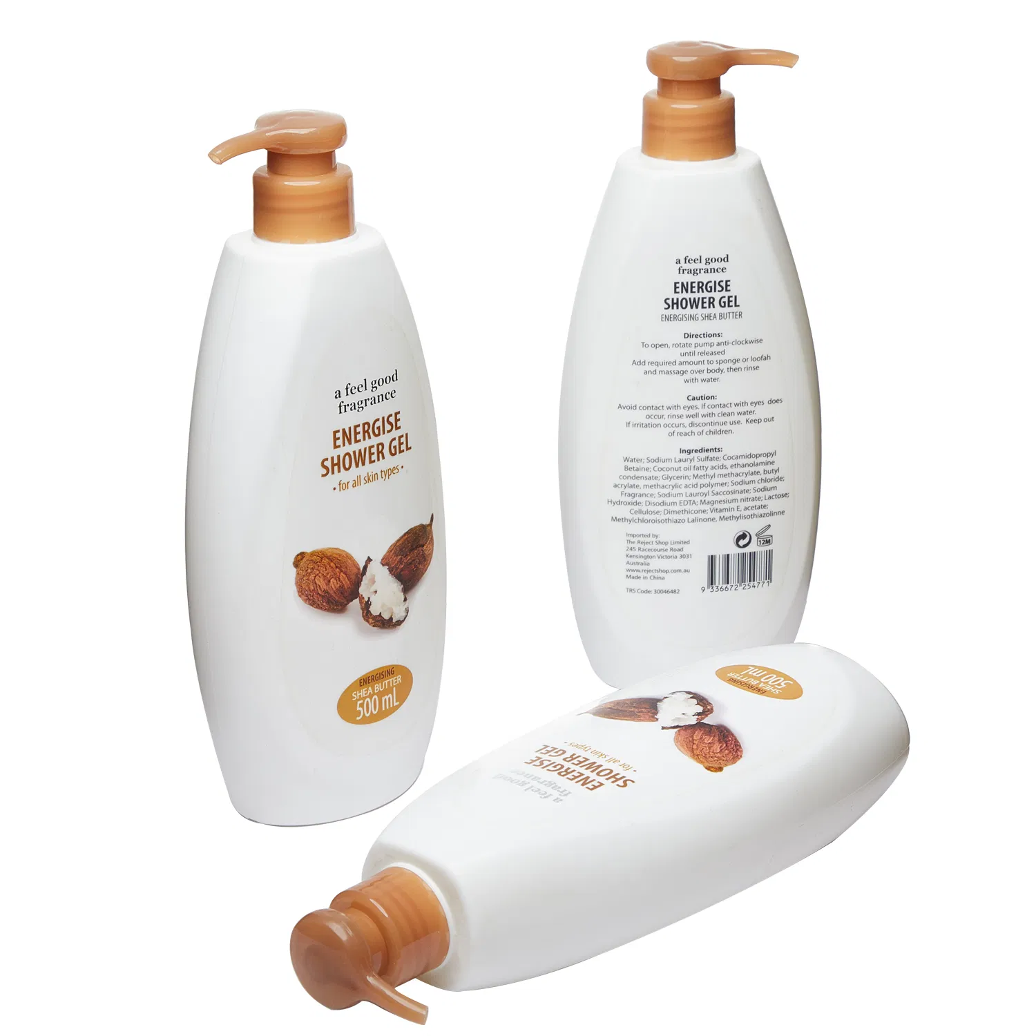 Hot Sell Body Care Shea Butter Shower Gel Smelling Nice Body Wash