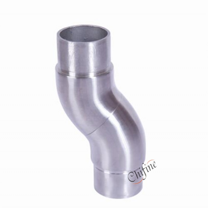 Stainless Steel 304 316 Pipe Fitting Railing Balustrade Accessory Handrail Tube Connector