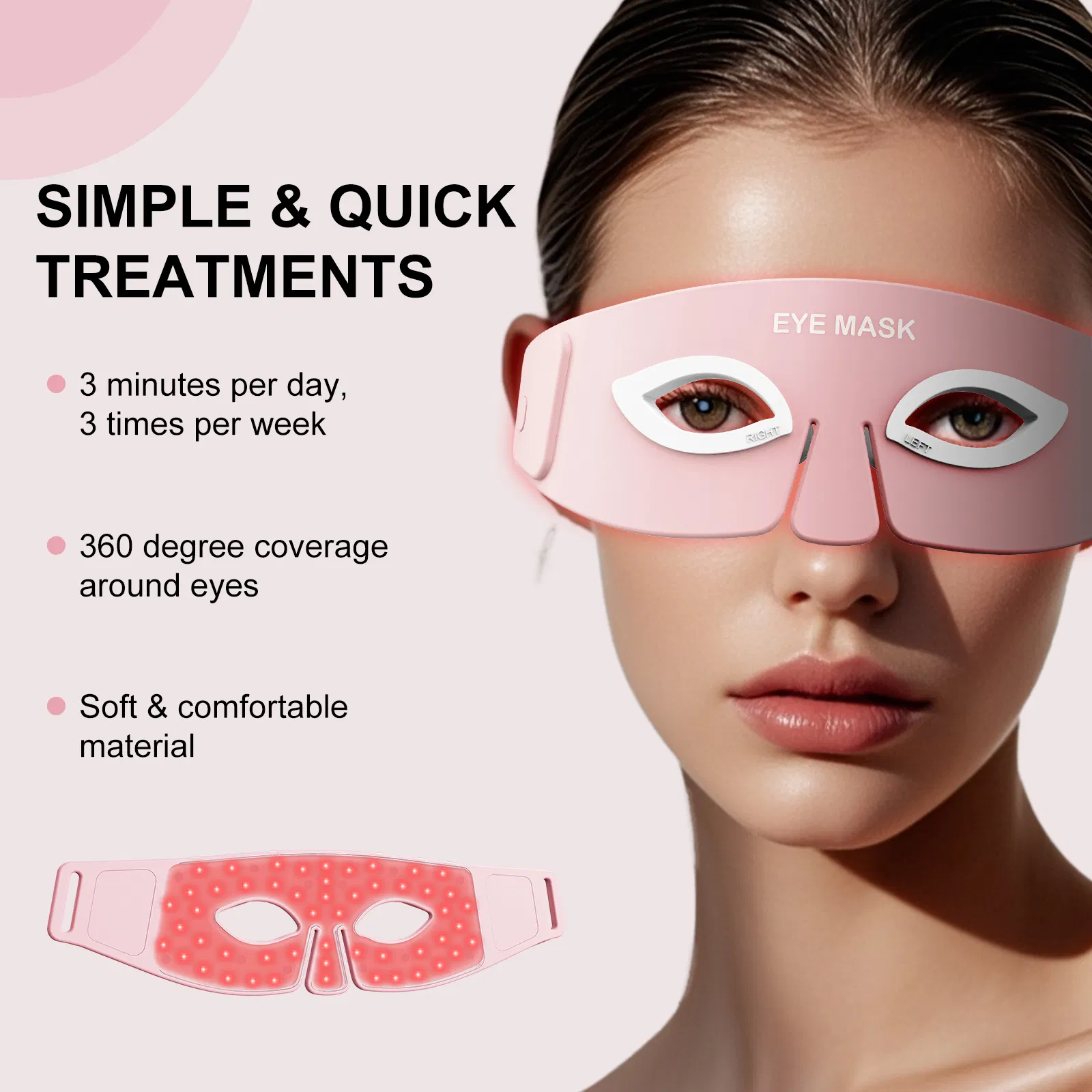 LED Eye Mask for Ultimate Skin Glow and Relaxation
