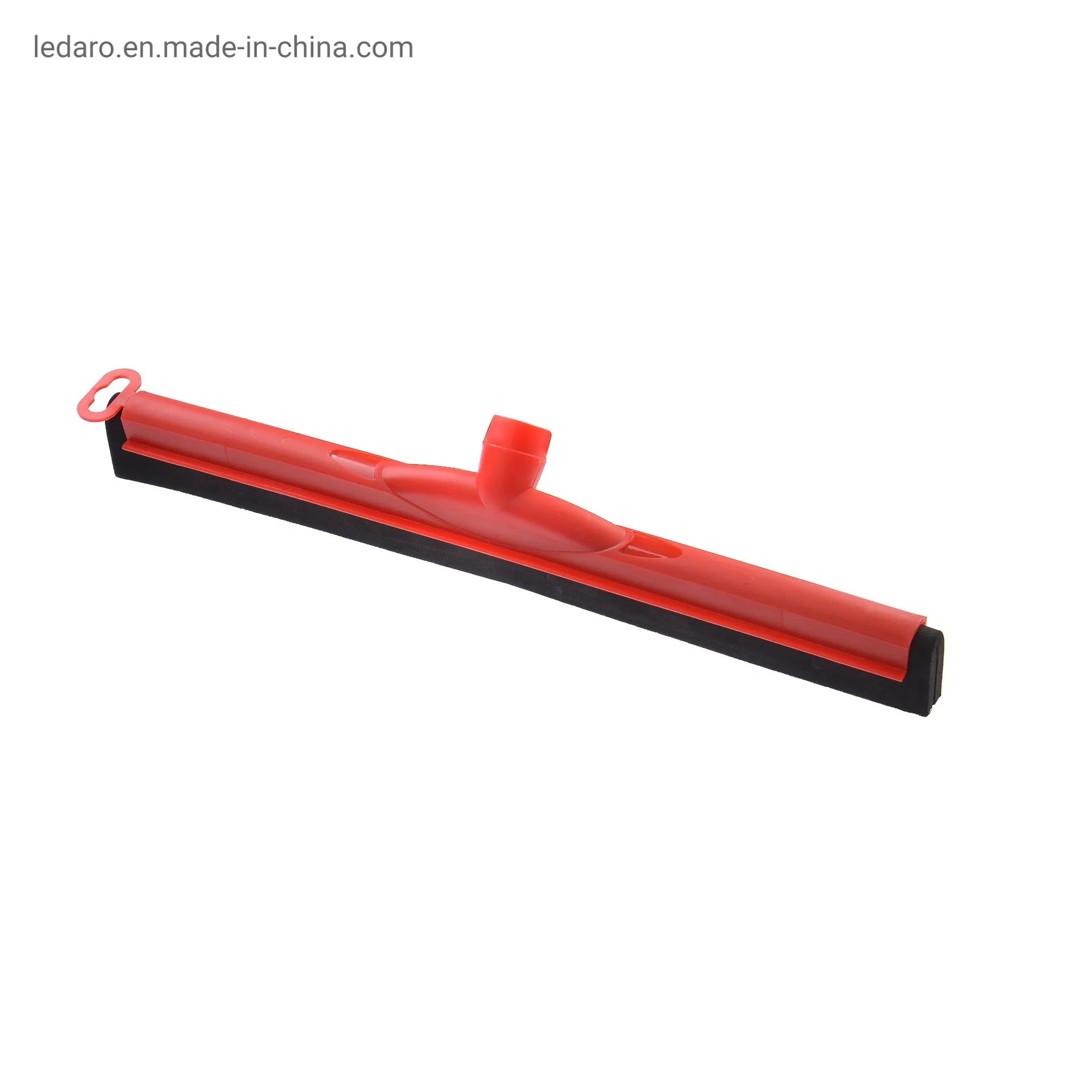 Soft Double Foam Rubber Floor Squeegee with Industrial Grade Plastic Frame 18" Length