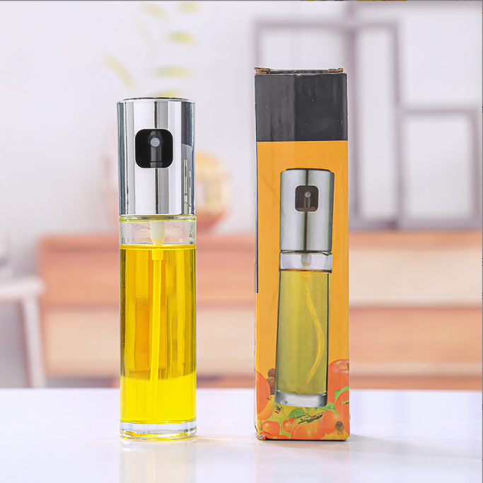 100ml Household Oil Spray Bottle Barbecue Oil Kettle Seasoning Bottle for Kitchen