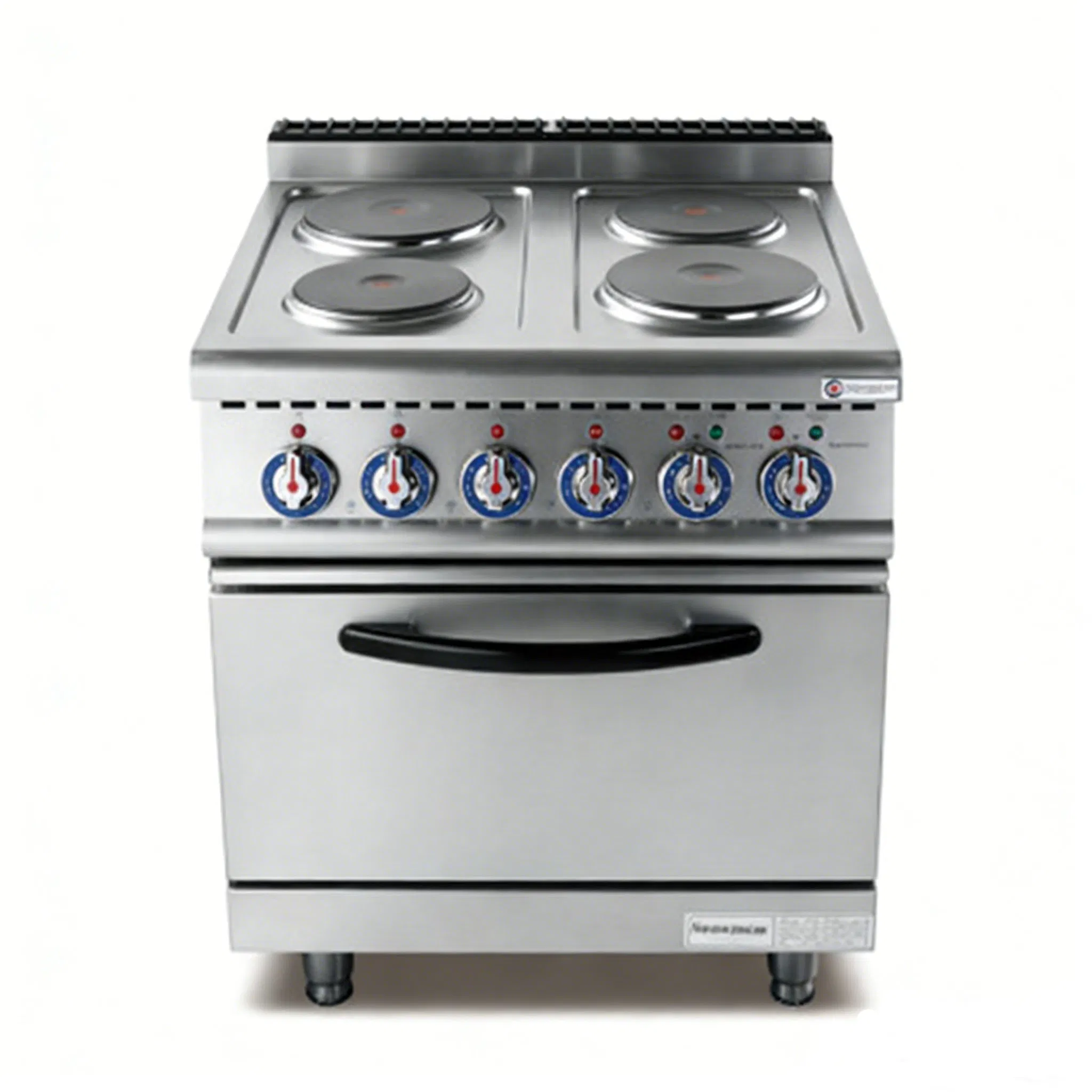 Efficient 4-Burner Electric Cooking Range with Quality Oven