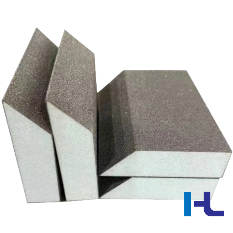 Silicon Carbide, Aluminum Oxide New Trapezoidal Polishing Sanding Sponge Wet & Dry Sandpaper Abrasive Block Metal Cleaning Sander Sponge
