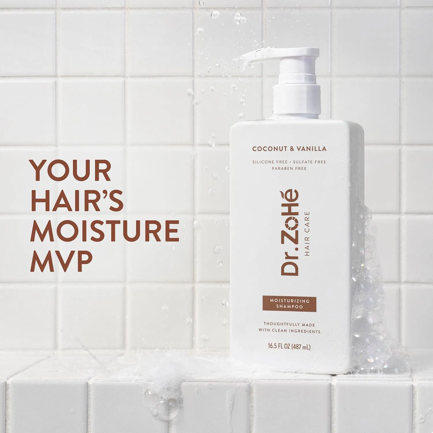 OEM/ODM Gentle Cleansing Moisturizing & Nourishing Natural Plant-Based Sulfate-Free Silicone-Free Coconut & Vanilla Conditioner Shampoo