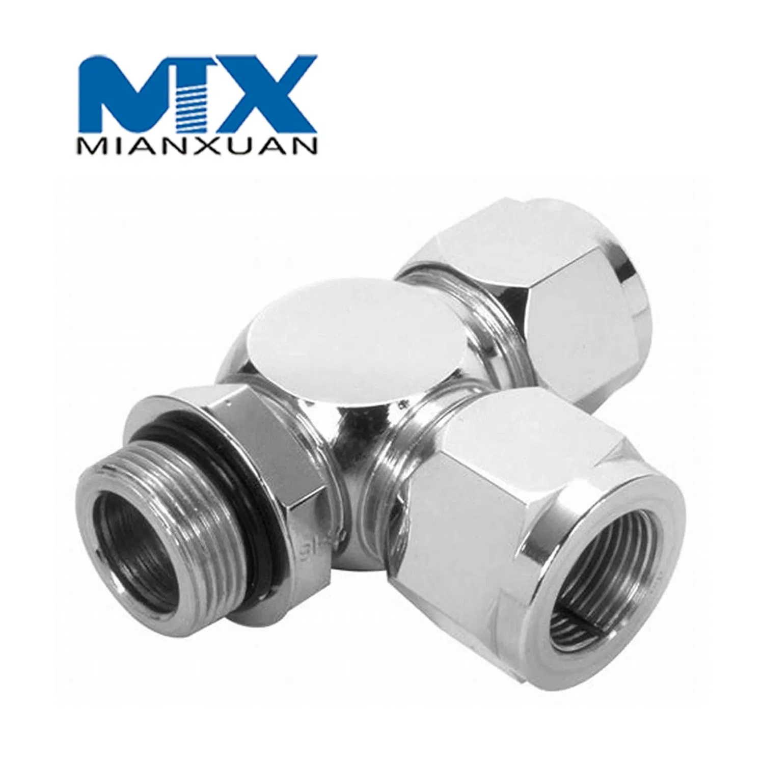 Stainless Steel Compression T Connector Straight Union Female Tee Fittings