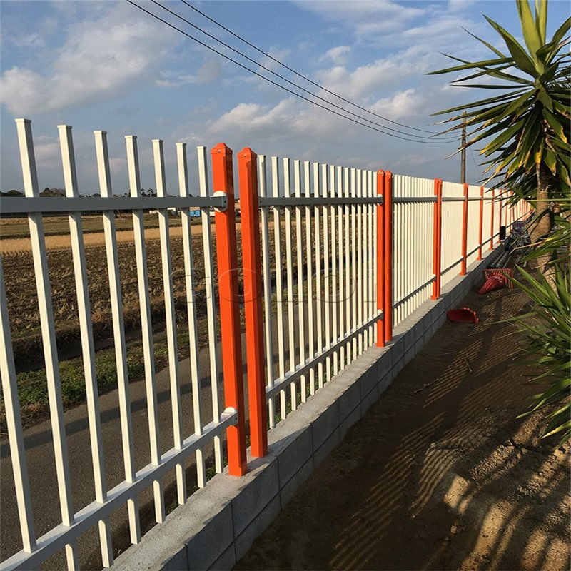 Customized Powder Coated Fence Post Galvanized Stainless Steel Security Fence