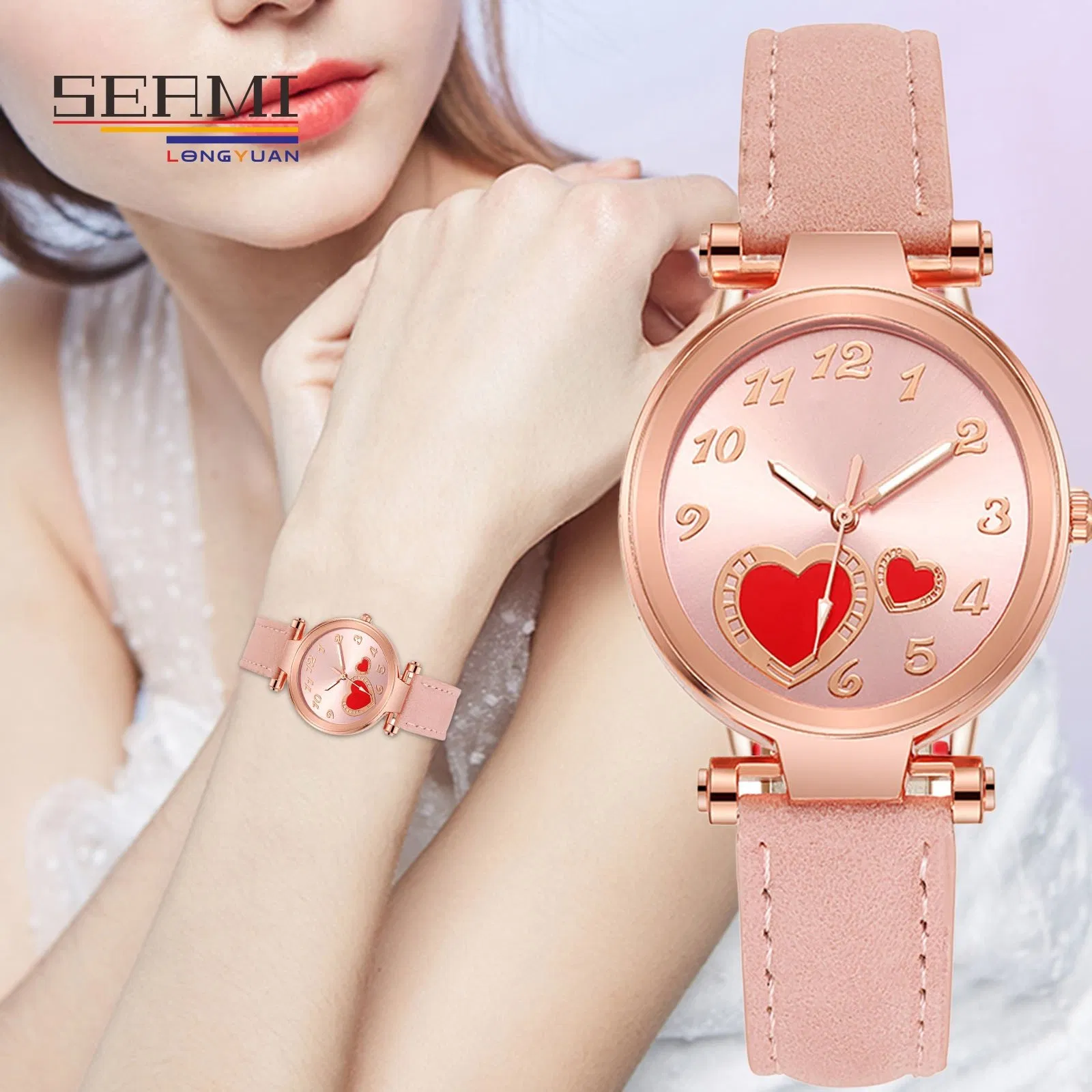 Shiny Elegant Precision Alloy Lady Wrist Watch for Daily Life