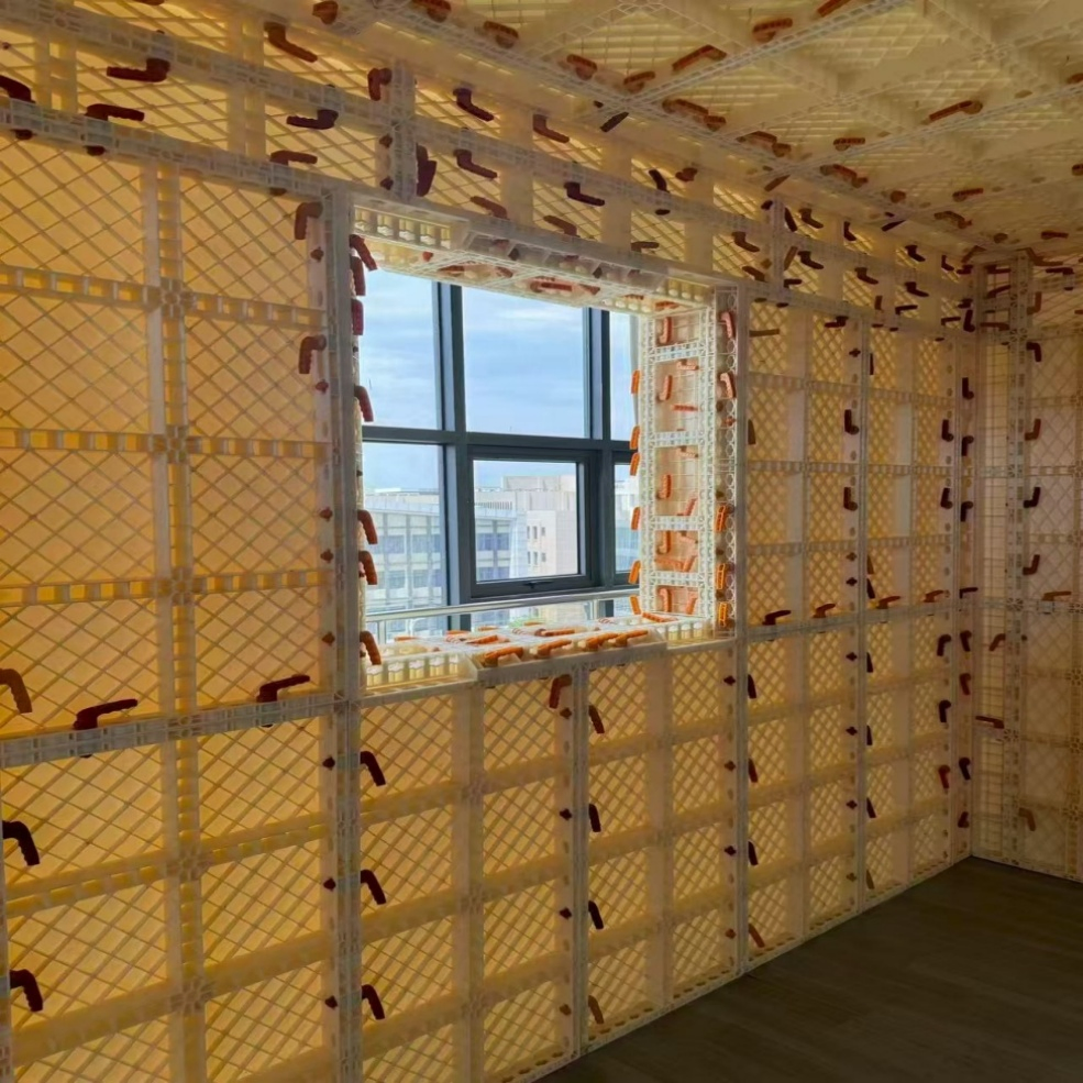 The Plastic Templates Used for The Beam & Wall & Pillar