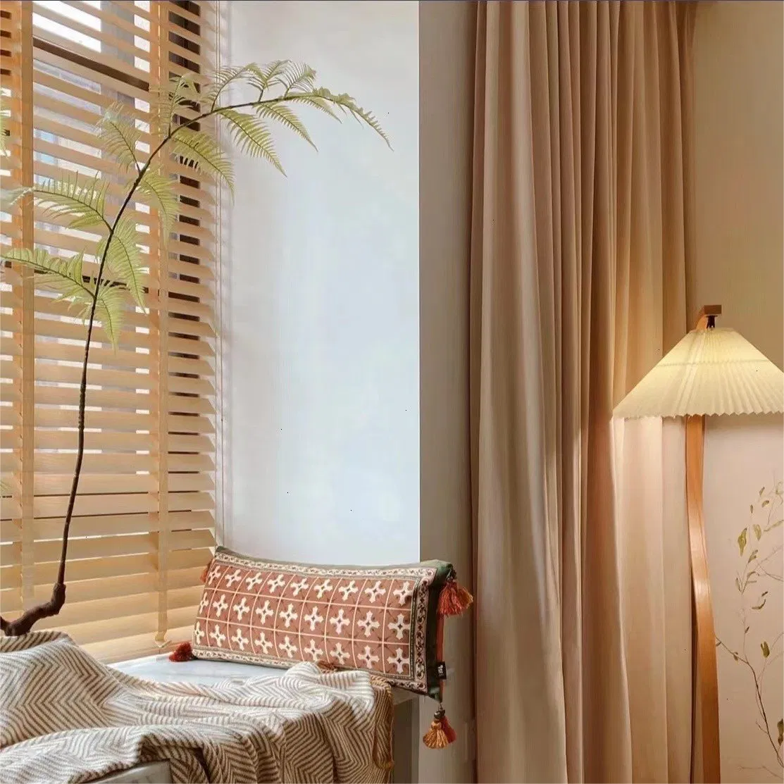 Faux Wood Blinds and Wooden Venetian Blinds Motorized for Windows