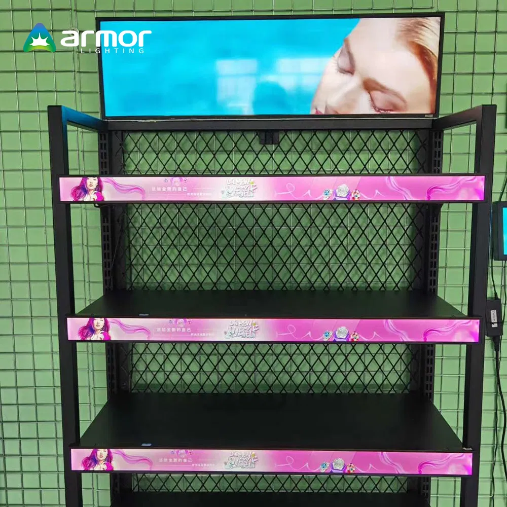 New Product Full Color Screen Digital Signage Advertising Shelf Screen