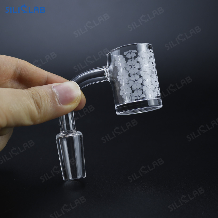 Clear Enail Accessories Smoking Glass Water Pipe DAB Quartz Nail Glass Banger