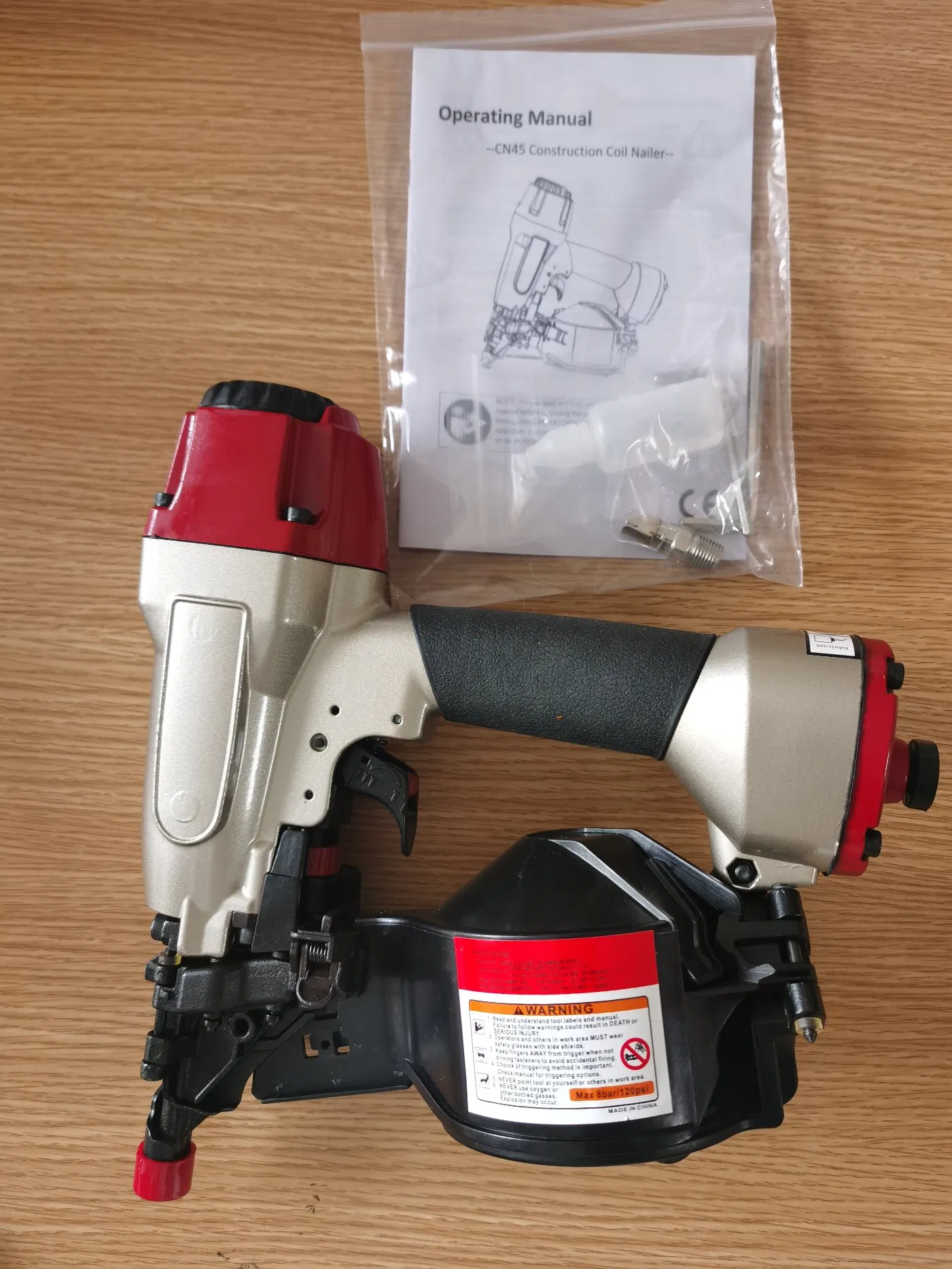 Пневматический гвоздезабиватель CN45 для сайдинга