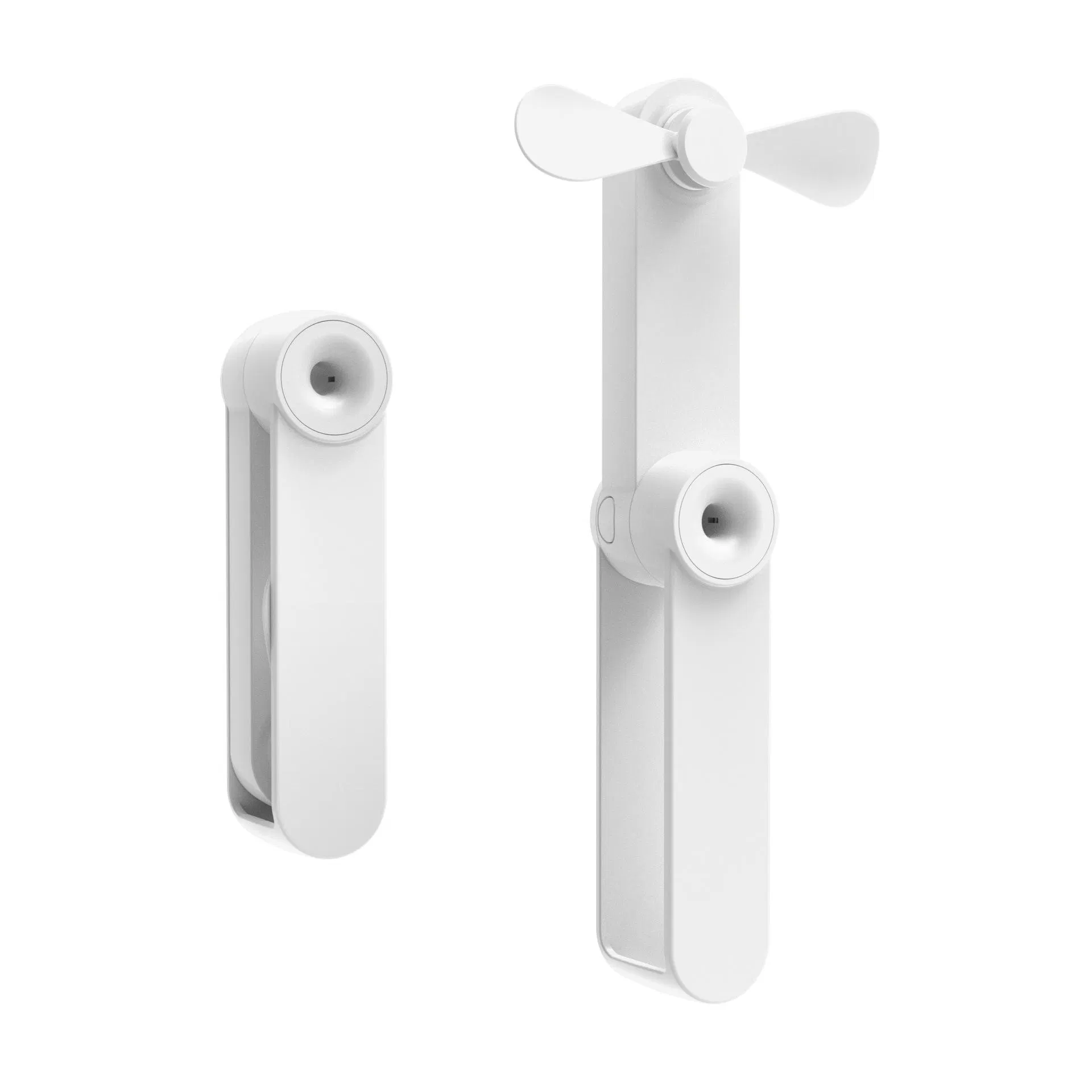 Factory Supply Portable USB Rechargeable Folding Hand-Held Fan Mini Electric Portable Fan Students Mute Small Table Fan