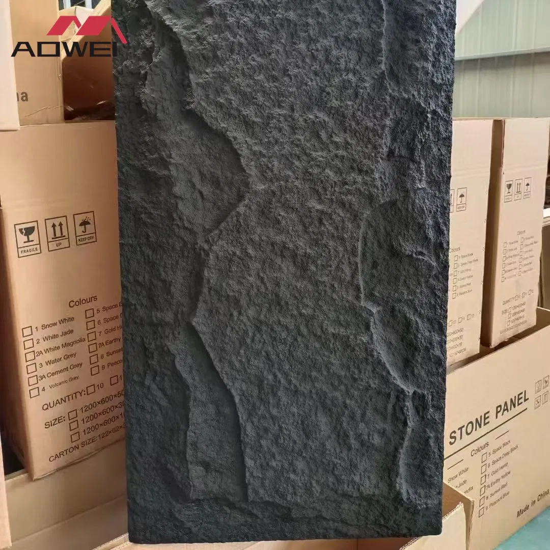 Natural Stone Texture Interior Decoration PU Wall Panel Ideal for Home Decor