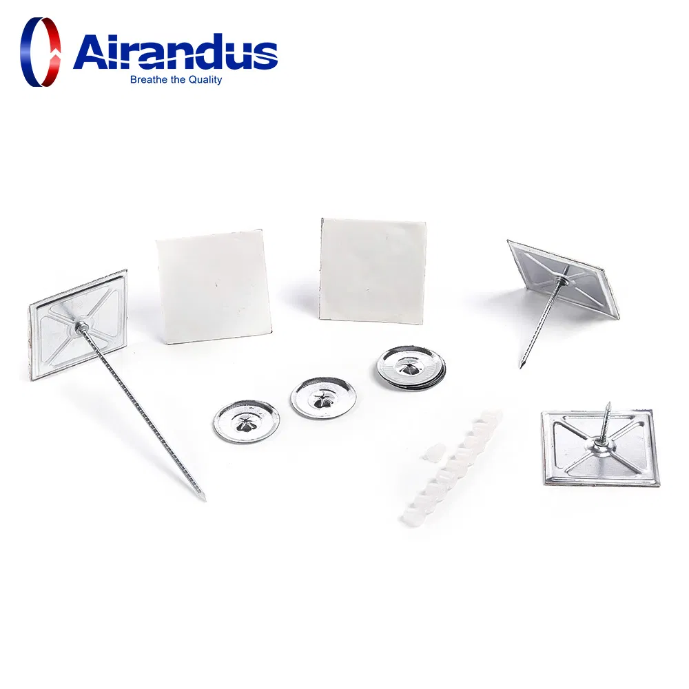 HVAC Airduct System OEM Factory Customized Welding Galvanized Steel 50mm Self Adhesive Insulation Pin for Glass Wool