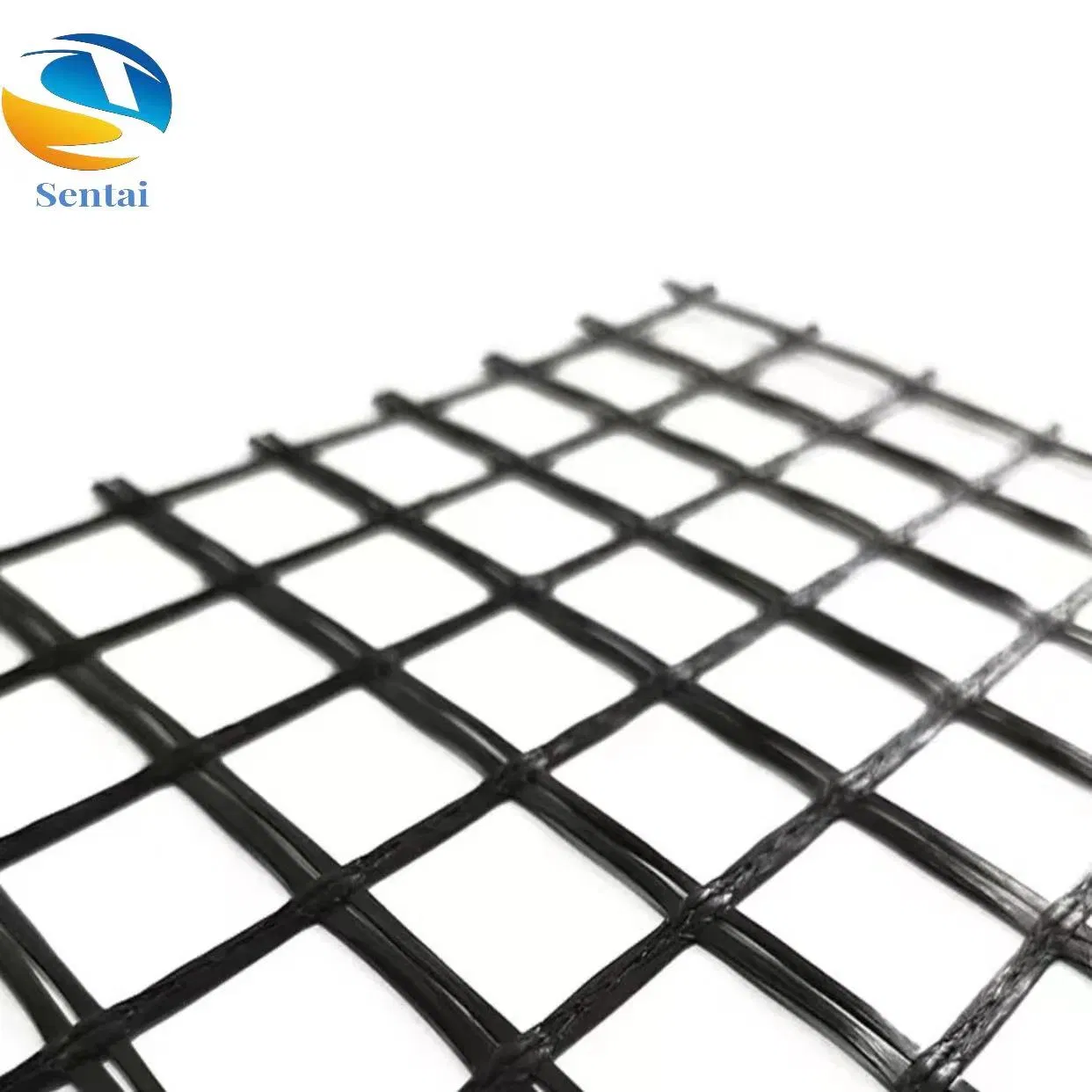 Steel Plastic Grid 100kN Road Foundation with Bi-Directional Reinforcement and High-Strength Convex Node Gsz Geogrid