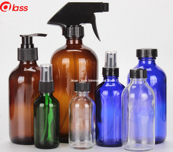100ml Clear Glass Bottles with Custom Labels for Medical Use