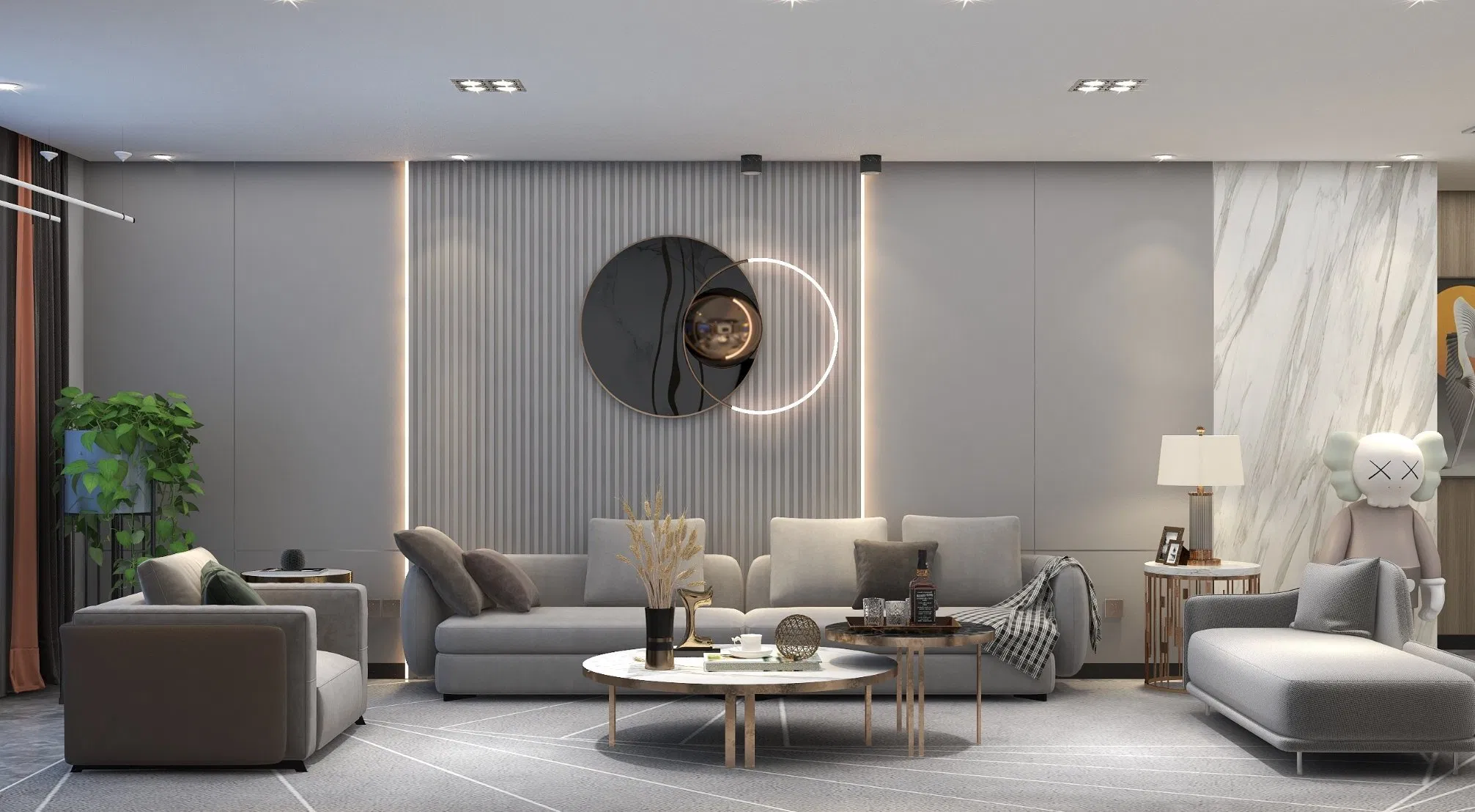 UV Marble Board High Glossy Marble Wall Panels for Indoor