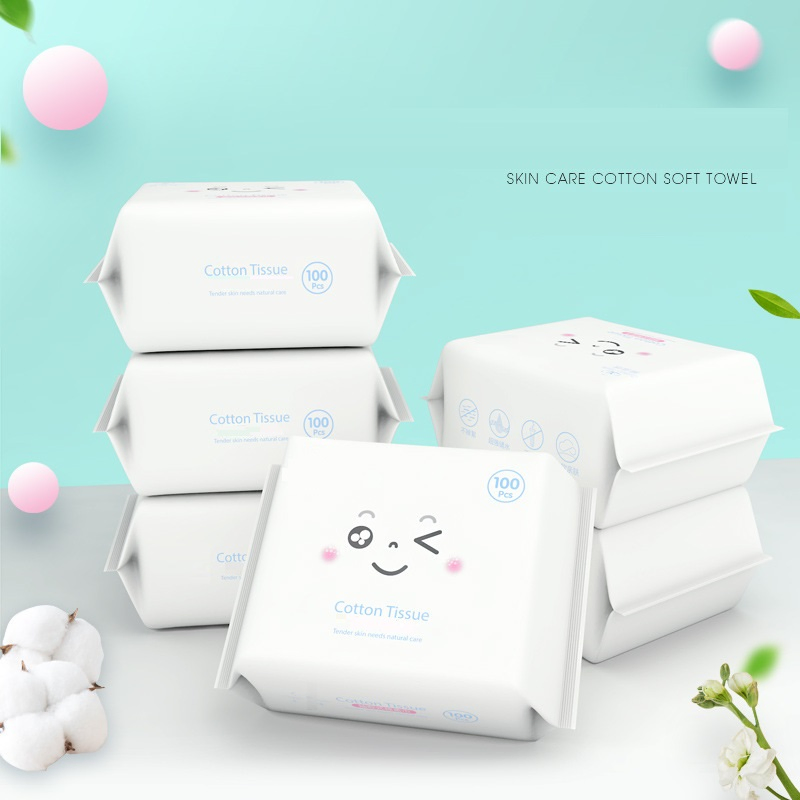 OEM China Skin-Friendly Disposable Cotton Soft Tissue Towel for Baby