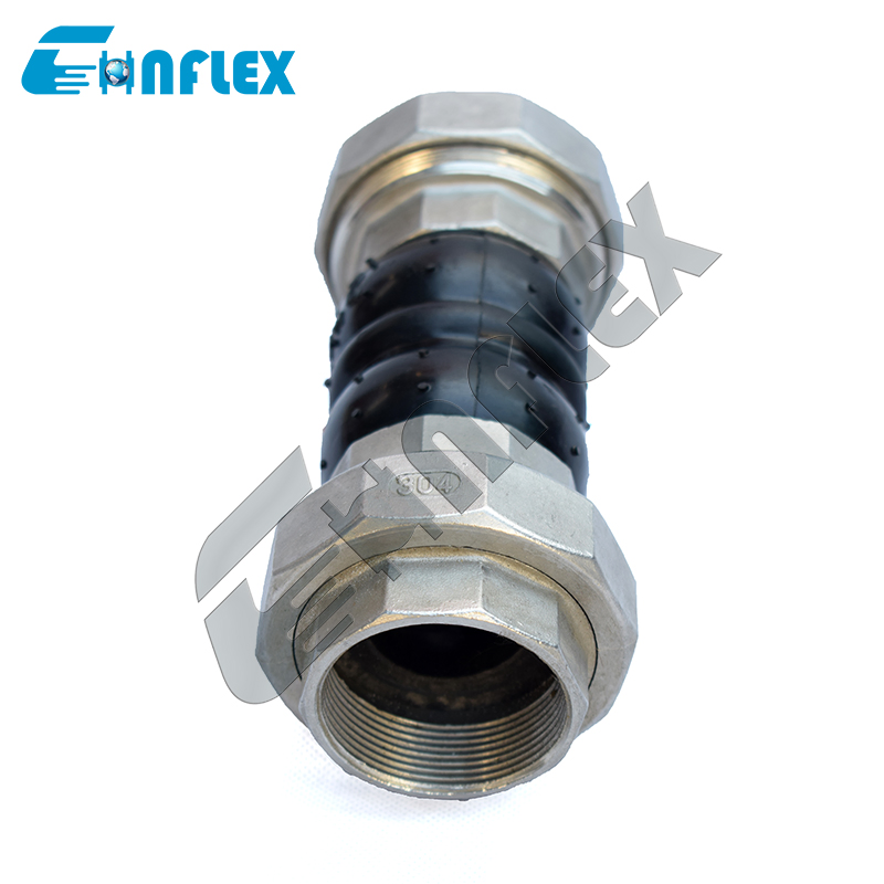 DN80 Stainless Steel Threaded Rubber Expansion Joint