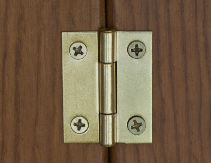 Factory Supply Utility Hinge Metal Hinge Brass Plated 1.5inch 2pak Per Set