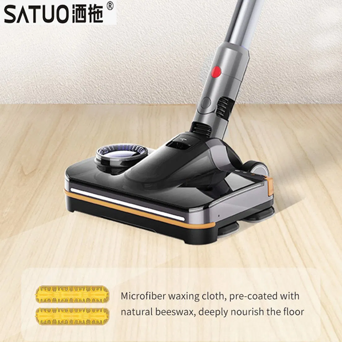 Vacuum Attachment Smart Mop Floor Dust Spin Brush Head for Dyson