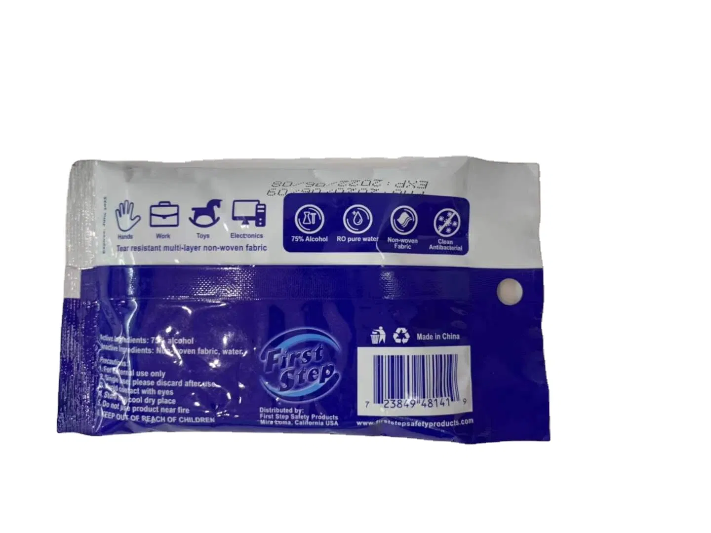 10 Pack Antibacterial Hand Wipes Disinfecting Travel Size Wipes Dispenser Sanitizing Kills 99.9% of Germs