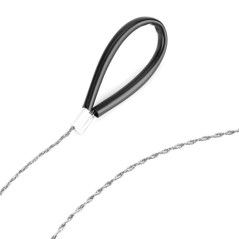 Black Red Wire Saw Manufacturers Direct Wholesale Stainless Steel Wire Saw Camping Equipment Outdoor Life-Saving Saw