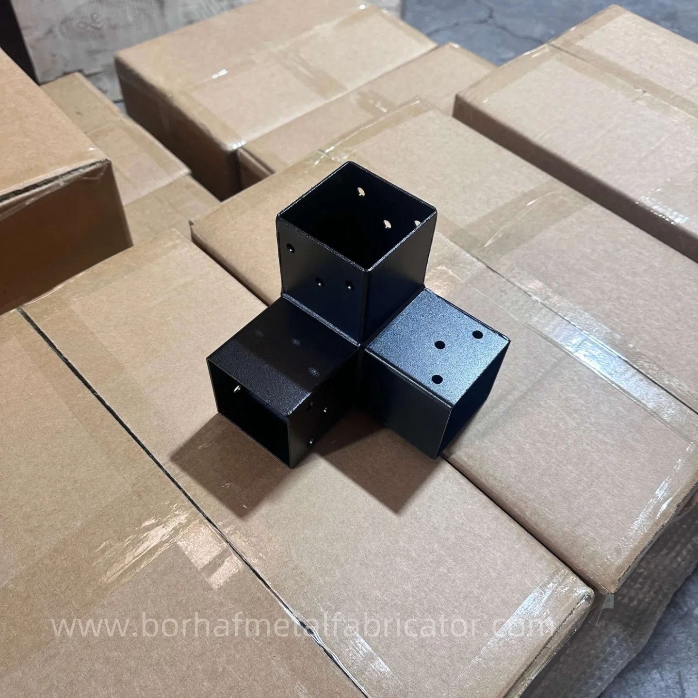 Custom Steel Pavilion Brackets Kit Powder Coated Outdoor Deck Hardware