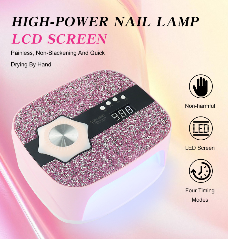 Beautiful Diamond UV LED Nail Lamp for DIY Nail Salon