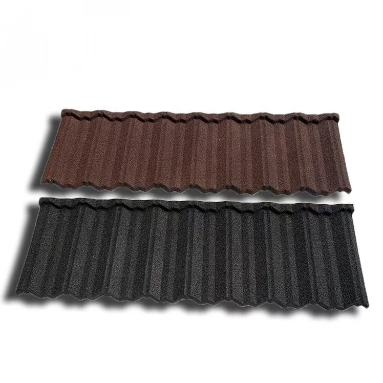 Colored Roof Tiles Customizable Roof Tiles Material Galvanized Steel